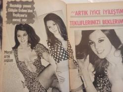 Pazar Haftalık Aktüalite Sinema Tiyatro Müzik ve Magazin Dergisi - 12 Ocak 1973 - Sayı:851 - Nazan Şoray - Patricia Elly - Mine Mutlu - Aşk Cephesinde Yeni Birşey Yok - Hastalığı yenen Gülgün Erdem'den Yeşilçam'a mesaj var - Sabina Sevan - Türkan Şoray - Tamer Yiğit - Tunç Oral - Tanju Gürsu - Tarık Akan - Tülin Örsek - Turgut Özatay - Ufuk Enünlü - Nebahat Çehre - Yavuz Demir - Oya Peri Yeni Yılda Kolları Sıvadı - Fatma Girik - Durul Gence - Memduh Ün - Şans Ahu Tuğbay 'a güldü - Cömert Baykent - Sadri Alışık - Turgut Demirağ - Ediz Hun'u genç kızlar evlendirdi - Berna Öner - Köylü güzeli Seyhan Gümüş'ü Anuşka evire çevire döndü - Elif Ozangil - Müjdat Gezen fotoğraf ve haberi - Tam Takım Dergi