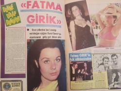 Pazar Haftalık Aktüalite Sinema Tiyatro Müzik ve Magazin Dergisi - 12 Ocak 1973 - Sayı:851 - Nazan Şoray - Patricia Elly - Mine Mutlu - Aşk Cephesinde Yeni Birşey Yok - Hastalığı yenen Gülgün Erdem'den Yeşilçam'a mesaj var - Sabina Sevan - Türkan Şoray - Tamer Yiğit - Tunç Oral - Tanju Gürsu - Tarık Akan - Tülin Örsek - Turgut Özatay - Ufuk Enünlü - Nebahat Çehre - Yavuz Demir - Oya Peri Yeni Yılda Kolları Sıvadı - Fatma Girik - Durul Gence - Memduh Ün - Şans Ahu Tuğbay 'a güldü - Cömert Baykent - Sadri Alışık - Turgut Demirağ - Ediz Hun'u genç kızlar evlendirdi - Berna Öner - Köylü güzeli Seyhan Gümüş'ü Anuşka evire çevire döndü - Elif Ozangil - Müjdat Gezen fotoğraf ve haberi - Tam Takım Dergi