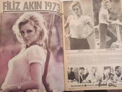 Pazar Haftalık Aktüalite Sinema Tiyatro Müzik ve Magazin Dergisi - 26 Ocak 1973 - Sayı:853 - Piraye Uzun - Anuşka - Filiz Akın 1973 - Nalan Çöl ''Yeşilçam'' için İzmir'i de aşkını da terk etti - Seren Serengil - Öztürk Serengil  - Berker İnanoğlu - Fahrettin Aslan - Ümit Utku - Behiye Aksoy - Orhan Elmas - Berker İnanoğlu'nun eski eşi Aysel Mirsim - Murat Soydan - Filiz Akın - Feri Cansel kararlı - Türkan Şoray - Rüçhan Adlı - Murat Soydan  - Fatma Girik - Memduh Ün - Halit Refiğ - Ayhan Işık - Seyyal Taner için tek parola... - Ünsal Emre - Ülkü Özen - Ülkü Ülker - Yeşim Yükselen - Yılmaz Köksal - Yalçın Gülhan - Figen Han küpünü iyice doldurdu fotoğraf ve haberi - Tam Takım Dergi