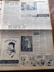 Vatan Gazetesi - 16 Şubat 1957 - Ahmet Emin Yalman Köşe Yazısı - Rus Dışişleri Vekilliğine A. Gromiko Tayin Edildi - İşletmeler Vekili Samed Ağaoğlu Hayat Pahalı Değildir Dedi - Cumhuriyetçi Parti Kuruldu - 1934 Doğumlu Erler Mart'ta Terhis Ediliyor - Profesör Erick Frank'ın Cenazesi Rumelihisarında Türk Kabristanına Gömüldü - 58 Macar Mültecisi De Bugün Gelecek - Turgut Reis'in Mezarı Libya'da Kalacak - Amerika 50 Milyon Dolarlık Yatırım Yapacak - Eski Ahbap Reşat Nuri Güntekin'in İlk Eseri Yazı Dizisi - Yeni Türk Ticaret Kanunu Yazan Doktor Nihat Türel - 1956 Yılında Türkiye'de 1510 Gazete Ve Dergi Yayınlandı - Bursa'da Rock And Roll Festivali Tertiplendi - Skoda Otobüslerinin %30'nun Bozuk Olduğu İddia Ediliyor - Çanakkale Türk'ün Kahramanlık Destanı Yazan Alan Moorehead Yazı Dizisi - Hoş Memo Karikatür - Haftanın Filmleri Yazan Salah Birsel - ev Kadın Moda - Tek Seçici Eşfak Aykaç Dün Milli Takımı Açıkladı - Galatasaray Modayı Güçlükle Yendi - Amerika Ordu Karması Adana'ya Vardı