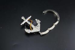 Katlanabilir Çanta Asma Aparatı Masa Kenarı Çanta Askısı Taşınabilir askı sıfır (büyük raf 7