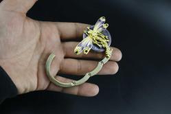 Katlanabilir Çanta Asma Aparatı Masa Kenarı Çanta Askısı Taşınabilir askı sıfır (büyük raf 7