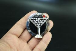 Katlanabilir Çanta Asma Aparatı Masa Kenarı Çanta Askısı Taşınabilir askı sıfır (büyük raf 7