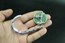 Katlanabilir Çanta Asma Aparatı Masa Kenarı Çanta Askısı Taşınabilir askı sıfır (büyük raf 7