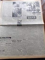 Vatan Gazetesi - 2 Mart 1955 - Ahmet Emin Yalman Köşe Yazısı - İsrailliler 38 Mısır Askerini Öldürdü - Kayıp Atom Alimi Bruno Pontecorvo Rusya'da Meydana Çıktı - İngiltere Hidrojen Bombası Yapıyor - Yeşildirek'teki Yangında Bir İşçi Öldü 15 İşçi Yaralandı - Selim Sarper Güvenlik Konseyi Başkanı Oldu - Hanımın Çiftliği Yazan Orhan Kemal Yazı Dizisi - Damlataş Mağarası Ve Üniversitelerimiz Yazan Kemal Saraçoğlu - Balkan Daimi Konseyi Toplantısı Devam Ediyor - Geçmişte Bugün Yazan Feridun Fazıl Tülbentçi Yazı Dizisi - Rus Çarı Birinci Nikola'nın Ölümü - Şah İsmail Yazan Feridun Fazıl Tülbentçi Yazı Dizisi - Mevlana Meselesi Yazan Abdülbaki Gölpınarlı Yazı Dizisi - Glenn Ford Carmen Filminde Done Jose Rolünde - Kazanan Kaybediyor Yazan Graham Greene Yazı Dizisi - İstanbul Paris Garnizonları Maçı Bugün Yapılıyor - Galatasaraylı Erdoğan Partener Fenerbahçe'ye Karşı Yer Alacak - Gripin - Almanya 240 Bin Dolarlık Sanayi Ve Sofra Şarabı Alacak - BP -Manhattan'da Üç Oda Yazan Simenon Yazı Dizisi