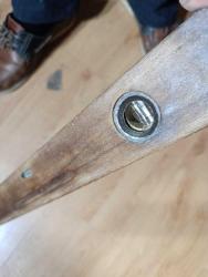 RF37-----ESKİ AHŞAP SU TERAZİSİ