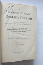 İngilizce - Türkçe Mükessef Lügat / A Condensed Dictionary English - Turkish