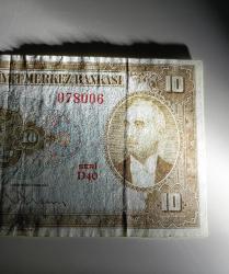 4. Emisyon inönü 10 lira