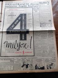 Vatan Gazetesi - 19 Eylül 1961 - Birleşmiş Milletler Genel Sekreteri Dag Hammarskjoeld Uçak Kazasında Öldü - Ragıp Gümüşpala Ben Satılmış Değilim Dedi - Kabine Dün Seçim Öncesi Hazırlıklarını Görüştü - Federal Almanya Başbakanı Adenauer'in Partisi Çoğunluğu Kaybetti - Gavurdağlı Fatma Serhan'ın Romanı Yazı Dizisi - İstanbul'da 20 Kabadayı Daha Şehir Dışına Çıkarılıyor - Sanatın Ödevi Yazan Behçet Kemal Çağlar - Oktay Akbal Köşe Yazısı - Hoş Memo Karikatür - Fransız Sinema Dekoru Deposunda Tarihi Koltuklara Gömülen Dany Saval - Doludizgin Samim Kocagöz'ün Romanı Yazı - CHP Seçim Beyannamesi İşçiye Grev Hakkı Hemen Verilecek - Beşiktaş Şiddetli Tedbire Başvuruyor - Galatasaray Fenerbahçe Yarın Gece Ankara'da Oynuyor - Beşiktaş Reisi Hakkı Yeten Hakemlerden Şikayetçi - Spor Toto 4.  Hafta Birinci Değerlendirmesi - Milli Takım Antrenman Yapıyor