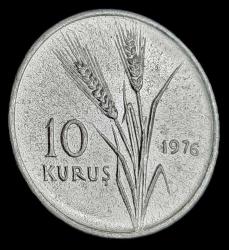 1976 10 kuruş aliminyum