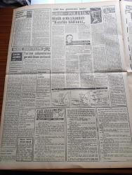 Vatan Gazetesi - 7 Mayıs 1962 - İşçiler Politikacılara Hayır Diyor - Türk İş Genel Başkanı Seyfi Demirsoy - İsmet İnönü Af İçin Cevdet Sunay İle Görüştü - Naim Tirali Köşe Yazısı - Yugoslav Polisi Güreşçi Hamit Kaplan'ı Trenden İndirdi - Dışişleri Bakanı Feridun Cemal Erkin Atina'da Özel Temaslar Yapacak - Trafik Haftası Kazalarla Başladı - Türkiye İşçi Partisi De Gösteri Yürüyüşü Kanununa Karşı - Çağlayanlı Vadi Yazan Mustafa Necati Sepetçioğlu Yazı Dizisi - 1747'den Günümüze Kadar Ordu Ve Politika Yazan Nizamettin Nazif Tepedenlioğlu Yazı Dizisi - Chapman Raporu Yazan İrving Wallas Yazı Dizisi - Ürdün Kralı Hüseyin Hatıralarını Anlatıyor Yazı Dizisi - Oktay Akbal Köşe Yazısı - Bir Genç Kızın Aşkı Çizgi Roman - Kaçakçıların Sevgilisi Maria Vincdyy- Stiv Roper Çizen Saundes Ve Overgard - Noyan Amca Dert Ortağı - Galatasaray 2 0 Galip - Fenerbahçe 4 Puan İle İzmir'den Dönüyor - Beşiktaş Gençlerbirliğini 2 1 Yendi- Hakem Muzaffer Sarvan - Alibeyköy Edirne 1 1 Berabere - Bahar Kupası