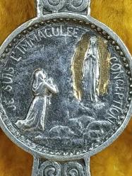 ANTİKA JL SUIS L'IMMACULEE CONCEPTION S. MARTIN TOURS  HRİSTİYAN KATOLİK KORUYUCU MADALYA