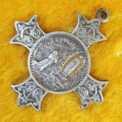 ANTİKA JL SUIS L'IMMACULEE CONCEPTION S. MARTIN TOURS  HRİSTİYAN KATOLİK KORUYUCU MADALYA