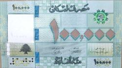 Lübnan 100 bin livres Çil kondüsyondadır Polimerdir orjinaldir