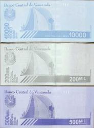 Venezuela 3 adet Çil kondüsyondadır orjinaldir