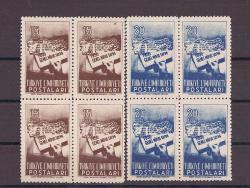 1950 Nüfus Sayımı  4'lü Pul Mnh Lüks Tam Seri Pul