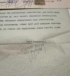 Arif Keskiner İmzalı Senet Çiçek Film Antetli Kâğıt ve Banka Makbuzu 1979