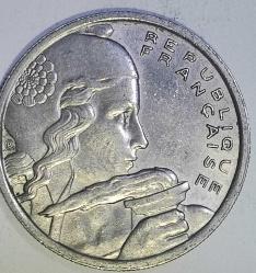 FRANSA 1954  100 FRANK