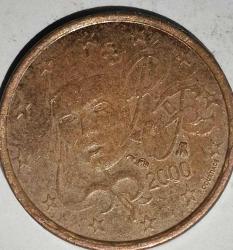 FRANSA  2000  1 EUROCENT