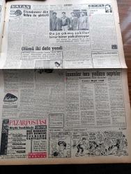 Vatan Gazetesi - 11 Aralık 1959 - Ahmed Emin Yalman Köşe Yazısı - CHP Genel Sekreteri İsmail Rüştü Aksal Yurttaş Refah Yerine Sıkıntı İle Karşılaştı Diyor - İnsan Hakları Günü Kutlandı - Günde 8 Yerine 11 Saat Mesai Yapılması Teklifi Tepki Yarattı - Ünlü Aktör Henri Vidal Dün Kalp Krizinden Öldü - Fakir Baykurt Öğretmenlikten Menedilmesinin Sebebini Soruyor - İran Şahı Rıza Pehlevi'nin Düğün Günü Değişiyor - He Kahvesi Yazan Abdullah Aşçı Yazı Dizisi - Kara Çarşaf Dün Yine Hakim Önüne Çıktı - Dağa Çıkmış Şakiler Birer Birer Yakalanıyor - Hoş Memo Karikatür - Naim Tirali Köşe Yazısı -  İran'da Kadın Hakları Yazan Rezzan A. E. Yalman - Ben Kimim Yazan Theresa Charles Yazı Dizisi - Lüp Lüp Amca Çizgi Roman - Tonton Agah Çizgi Roman Sade Yalçın - Stiv Roper Çizen Saundes Ve Waggon - Opon Ağrı Kesici - Üçüncü Fenerbahçe Nice Maçı Cenevre'de Yapılıyor - Galatasaray Fevkalade Kongreyi Ocak Ayında Yapıyor - Beşiktaş Çinli Basketbolcu Tsorny Chyi Runy Aldı - Feriköy Antrenörü Gündüz Kılıç