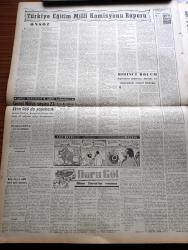 Vatan Gazetesi - 5 Aralık 1959 - Mecliste Gündeme Alınmayan Önergeler Gürültülere Yol Açtı - Mülkiye'de 100. Yıldönümü - Ahmed Emin Yalman Köşe Yazısı - MTTB'nin 43. Yıldönümü İçin Tören Yapıldı - Ferda Güley Kürsüden İndirildi Selim Soley 12 Oturum İçin Meclis'te Çıkarıldı - Amerikan Başkanı Eisenhower'i Dün Roma'da Binlerce Kişi Karşıladı - Muzaffer Kurbanoğlu Ulaştırma Bakanlığından İstifa Etti - Profesör Fuad Köprülü Köşe Yazısı - Duru Göl Yazan İlhan Tarus Yazı Dizisi - Türk Kadınının Büyük Millet Meclisi'ne Girişinin Yıldönümü - Türkiye Eğitim Milli Komisyonu Raporu - Türk Hava Yolları - Oktay Akbal Köşe Yazısı - Hoş Memo Karikatür - Good Year Lastikleri - Sinema Yazan Ali Gevgilili - Benim Kimim Yazan Theresa Charles Yazı Dizisi - Noyan Amca Dert Dinliyor - UEFA Müşahidi Dancause Fenerbahçe Nice Üçüncü Maçı Barselona'da Oynanacak Dedi Fakat Fenerbahçeliler İdareciler Kabul Etmedi - Can Bartu'ya 1 Ay Futbol Yok - Halit Balamir Serbest Güreş Milli Takım Antrenörü Oluyor