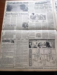 Vatan Gazetesi - 15 Nisan 1962 - Yılanların Öcü Filmi Tam Sayfa İlanı - Şevket Süreyya Aydemir Köşe Yazısı - Subaylara Af Tasarısı Bugün Hafta Mecliste - Genelkurmay Başkanı Cevdet Sunay Ve Kuvvet Kumandanları Kütahyaya Gitti - Devlet Bakanı Nihat Su Tek Başına Siyasi Af Huzur Getirmez Dedi - 147'ler İşi Kapanırken Yazan Haldun Taner - Filmciler Sansüre Cephe Aldı - Elektriğe De Zam Yapılacak - Çağlayanlı Vadi Yazan Mustafa Necati Sepetçioğlu Yazı Dizisi - 1747'den Günümüze Kadar Ordu Ve Politika Yazan Nizamettin Nazif Tepedenlioğlu Yazı Dizisi - Oscar'ı Kazanması Onu Yeni Bir İnsan Yaptı Sophia Loren - Kuzeyli İlahe Anita Ekberg - Chapman Raporu Yazan İrving Wallas Yazı Dizisi - Alain Resnais'in Dünyası - Meşrutiyet Kıraathanesi Yazan Rıfat Ilgaz - Fikret Hakan - Kadir Savun - Ali Şen - Fakir Baykurt - Müzik Yalçın Tura - Aliye Rona - Fenerbahçe Karşıyaka'yı Eze Eze Yendi - İstanbulspor Altay'ı Açık Farkla Mağlup Etti - Spor Toto'da 34. Hafta Hasılatı - PTT Takımı Feriköy'ü Yendi