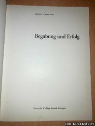 BEGABUNG UND ERFOLG / BİLD DER WİSSENSCHAFT / DEUTSCHE VERLAGS - ANSTALT STUTTGART / ALMANCA KİTAP (YETENEK VE BAŞARI / BİLİM İMAJI)