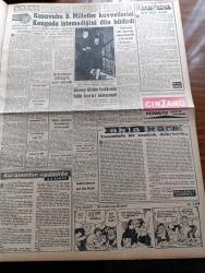 Vatan Gazetesi - 16 Mart 1961 - Ekrem Alican Seçim Tarihi İçin Teklifini Dün Açıkladı 27 Ekim - Adnan Menderes Beraat Talebinde Bulundu - Avukat Burhan Apaydın Dün Tahliye Edildi - Talat Paşa Anıldı - Rektörler Dün Fahri Özdilek'le Görüştü - Kerkük Olayında 3 Türk Öldürüldü - Meclis Bahçesinde Patlatılan Dinamit Olayı İnceleniyor - Aziz Nesin'in Romanı Kağnı Gölgesindeki İt Yazı Dizisi - 16 Mart Şehitleri Bugün Törenle Anılacak - Muhtaç Asker Ailelerine Yardım - Salazar 20. Asırda Derebeylik Sürmek İstiyor - Emil Galip Sandalcı Köşe Yazısı - Hoş Memo Karikatür - Oktay Akbal Köşe Yazısı - Bütün Amerikan Kuvvetlerine Alarm Verildi - Şehir Tiyatrosunda Tarla Kuşu İsimli Piyesin Temsili Ekim Başlandı - Fikir Ve Sanat - Taş Devri Çizen Mıstık - Stiv Roper Çizen Saundes Ve Overgard - Tonton Agah Çizgi Roman Sade Yalçın - Dünya Rekoru Kıran A. Harry Geliyor - Meşhur Kelle İbrahim Eğlenmek İstiyor - Galatasaray Beşiktaş Maçı Bilet Fiyatları - Adnan Menderes Beraat Talebinde Bulundu