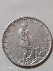 TÜRKİYE CUMHURİYETİ 2 1/2 LİRA 1960 ÇÇT