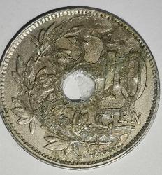BELÇİKA 1921 10 CENTIM