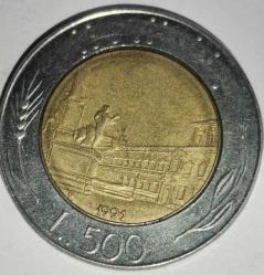 İTALYA 1991 500 LIRE