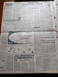 Vatan Gazetesi - 25 Mart 1961 - Ali Fuat Başgil Celal Bayar'ın Tenkil Deyişini Anlattı - Profesör Doktor Yavuz Abadan Köşe Yazısı - Kruşçef Cemal Gürsel'e Mesaj Gönderdi - Hacettepe Hastanesi Yangınında Bir Çocuğun Öldüğü Tesbit Edildi - Bir Amerikan Filosu Dün Geldi - Demokrat Parti Oylarının Elde Edilmesi Yarışı Esef Verici Hadisedir - Yeni Türkiye Partisi'nin Deklarasyonu - Aziz Nesin'in Romanı Kağnı Gölgesindeki İt Yazı Dizisi - Servet Beyannamesinin Veriliş Şekli Açıklandı - Kennedy Basın Toplantısında Laos Meselesi Üzerinde Önemle Durdu - Oktay Akbal Köşe Yazısı - Büyük Türk Şairi Ali Şir Nevai - Taş Devri Çizen Mıstık - Stiv Roper Çizen Saundes Ve Overgard - Artist Kim Novak - İstanbul Ankara Radyosu Programı - Yassıada Duruşmaları - Bugün 5 Çetin Milli Lig Maçı Var - Fenerbahçe Dün İzmir'e Gitti - Türkiye Futbol Birinciliği Final Maçları Başlıyor