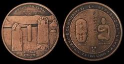 ORHUN ANITLARI BRONZ HATIRA PARASI SERTİFİKALI