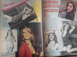 Pazar Haftalık Aktüalite Sinema Tiyatro Müzik ve Magazin Dergisi - 23 Mart 1973 - Sayı:861 - Seher Şeniz - Nicole Solinas - Nazan Şoray, Tanju Gürsu ve çiftetelli - Göksel Arsoy - Orhan Günşiray - Soley Arsoy - Meliha Şoray - Gülay Alp şarkıcılığı bıraktıktan sonra şimdilik geçimini bol bol seyahat ederek sağlıyor - Gülay Alp - Eva Bender Bu Gidişle Nereye Varır? - Halit Refiğ - Ülkü Özen - Ertem Eğilmez - Abdurrahman Keskiner - Melek Görgün - Feri Cansel'in burnuna nazar değdi - Bahar Erdeniz'in başına ne geldiyse bu fotoğraflardan geldi - ''Gül Tener şişmanlayınca fayran etti - Zeynep Aksu - Yıldırım Gencer - Yılmaz Köksal - Yeşim Yükselen - Çetin İnanç - Ajda Pekkan ''Her devrin yıldızı'' fotoğraf ve haberi - Tam Takım Dergi