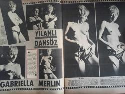 Pazar Haftalık Aktüalite Sinema Tiyatro Müzik ve Magazin Dergisi - 11 Mayıs 1973 - Sayı:868 - Hale Soygazi - Gül Tener - Yılanlı dansöz Gabriella Merlin - Karpuz kabuğu denize düşmede Deniz Erkanat kollarını sıvadı - Mithat Kefeli - Mahmut Kefeli - Temel Bozdoğan - Yılmaz Çepni - Adnan Deveci - Akın Balkan - Bilge Deveci - Bülent semizoğlu - Ail Vidinli - Nazif Demirel - Metin Erhamza - Özkan Akçay - İbrahim Başaran - Reha Ergör - Hatay Balcı - Sami Direr - Özkan Akçay - Arzu Okay ''Aşk konusunda yeni bir şey yok'' - Gül Tener, Fikret Hakan'a gönül verdi - Brezilyalı Güzel Carmen - Selma Güneri - Beklan Algan - Yılmaz Güney - Salih Güney - Ediz Hun - Ceyhan Cem'in ormanda bahar gezisi - Muzaffer Nebioğlu - Ayhan Işık - Emel Özden - Oya Peri - Ülkü Özen - İrfan Atasoy - Nükhet Egeli - Sami Tunç - Sevda Ferdağ fotoğraf ve haberi - Tam takım Dergi