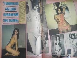 Pazar Haftalık Aktüalite Sinema Tiyatro Müzik ve Magazin Dergisi - 11 Mayıs 1973 - Sayı:868 - Hale Soygazi - Gül Tener - Yılanlı dansöz Gabriella Merlin - Karpuz kabuğu denize düşmede Deniz Erkanat kollarını sıvadı - Mithat Kefeli - Mahmut Kefeli - Temel Bozdoğan - Yılmaz Çepni - Adnan Deveci - Akın Balkan - Bilge Deveci - Bülent semizoğlu - Ail Vidinli - Nazif Demirel - Metin Erhamza - Özkan Akçay - İbrahim Başaran - Reha Ergör - Hatay Balcı - Sami Direr - Özkan Akçay - Arzu Okay ''Aşk konusunda yeni bir şey yok'' - Gül Tener, Fikret Hakan'a gönül verdi - Brezilyalı Güzel Carmen - Selma Güneri - Beklan Algan - Yılmaz Güney - Salih Güney - Ediz Hun - Ceyhan Cem'in ormanda bahar gezisi - Muzaffer Nebioğlu - Ayhan Işık - Emel Özden - Oya Peri - Ülkü Özen - İrfan Atasoy - Nükhet Egeli - Sami Tunç - Sevda Ferdağ fotoğraf ve haberi - Tam takım Dergi