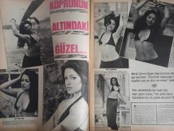 Pazar Haftalık Aktüalite Sinema Tiyatro Müzik ve Magazin Dergisi - 18 Mayıs 1973 - Sayı:869 - Feri Cansel - Melek görgün - Meral Zeren - Sezer Başak'ın bahar başına vurdu - Nil başak - Leyla Sayar nişanlanı verdi - Crazy Horse Balesi Türkiye'de - Yeşilçam'ın aşk albümü - Ajda Pekkan - Tanju Gürsu - Ekrem Bora - Kuzey Vargın - Ayhan Işık - İzzet Günay - Şantöz Aylin Hıdrellez'de - Belgin Doruk: ''Sahne için herşey tamam'' - Selahattin Erköse - Özdemir Birsel - Sadri Alışık'ın başını kaşıyacak vakti yok - Hülya Tuğlu'nun balık safası - Muhterem Nur - Yeşilçam'da yeri doldurulmayan hala tek yıldız: Muhterem Nur - Anuşka - İlknur Taçbaş - Pelin Ceylan - Sevinç Pekin - Ufuk Enünlü - Nevin Pere - Leyla Sayar - Yılmaz Köksal fotoğraf ve haberi - Tam Takım Dergi