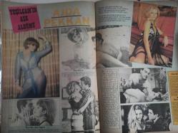 Pazar Haftalık Aktüalite Sinema Tiyatro Müzik ve Magazin Dergisi - 18 Mayıs 1973 - Sayı:869 - Feri Cansel - Melek görgün - Meral Zeren - Sezer Başak'ın bahar başına vurdu - Nil başak - Leyla Sayar nişanlanı verdi - Crazy Horse Balesi Türkiye'de - Yeşilçam'ın aşk albümü - Ajda Pekkan - Tanju Gürsu - Ekrem Bora - Kuzey Vargın - Ayhan Işık - İzzet Günay - Şantöz Aylin Hıdrellez'de - Belgin Doruk: ''Sahne için herşey tamam'' - Selahattin Erköse - Özdemir Birsel - Sadri Alışık'ın başını kaşıyacak vakti yok - Hülya Tuğlu'nun balık safası - Muhterem Nur - Yeşilçam'da yeri doldurulmayan hala tek yıldız: Muhterem Nur - Anuşka - İlknur Taçbaş - Pelin Ceylan - Sevinç Pekin - Ufuk Enünlü - Nevin Pere - Leyla Sayar - Yılmaz Köksal fotoğraf ve haberi - Tam Takım Dergi