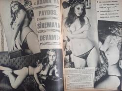 Pazar Haftalık Aktüalite Sinema Tiyatro Müzik ve Magazin Dergisi - 5 Ekim 1973 - Sayı:889 - Zeynep Aksu - Sezer Güvenirgil - Mine Soley göğüslerini büyütmeye Danimarka'ya gidiyor - Adana'ya paydos, sinemaya devam - Pelin Ceylan Bir ay önce nişanı bozan Arzu Okay ve Seyhan Karabay yeniden barıştılar - Beyza Başar - Japonya'da bir Türk Güzeli - Beyza Başar - Piraye Uzun Dev Posteri - Seyyal Taner - Piraye Uzun şarkıcılıkta direniyor - Kırgınlık var ayrılık yok... - Filiz Akın - Türker İnanoğlu - Ceyda Karahan iç çamaşırı ile defilelerde boy gösterecek - Pelin Ceylan - Oya Peri - Feridun Gölgeçen - Romalı Perihan - Diclehan Baban - Prensus Banu - Zuhal Aktan - Dansözlüğe ilk adım - Seyyal Taner - Osman Faruk Seden - Bahar Erdeniz sevişmeye doyamıyor - Kadir İnanır fotoğraf ve haberi - Posterli Tam Takım Dergi