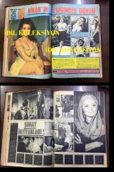 Pazar Haftalık Aktüalite Sinema Tiyatro Müzik ve Magazin Dergisi 1970 YILINDAN SIRASIYLA TEK CİLT İÇİNE YERLEŞTİRİLMİŞ TOPLAM 25 SAYI - ÖZEL CİLTLİ - FİLİZ AKIN - HÜLYA KOÇYİĞİT - FATMA GİRİK - TÜRKAN ŞORAY - CÜNEYT ARKIN - SEYYAL TANER - KADİR İNANIR - ARZU OKAY - BAHAR ERDENİZ - AYHAN IŞIK - SEVDA FERDAĞ - TAMER YİĞİT - BELGİN DORUK - EKREM BORA - SELMA GÜNERİ - FİKRET HAKAN - SADRİ ALIŞIK - NEBAHAT ÇEHRE - EDİZ HUN - ORHAN GENCEBAY - MİNE MUTLU - KARTAL TİBET - NAZAN ŞORAY - YILMAZ GÜNEY -- GÖKSEL ARSOY - FERİ CANSEL - İZZET GÜNAY - İZZET GÜNAY - TANJU GÜRSU - GÖNÜL YAZAR - KARTAL TİBET - FATMA GİRİK - MİNE MUTLU - SEVDA FERDAĞ - AJDA PEKKAN - ZEKİ MÜREN - EDİZ HUN - ENGİN ÇAĞLAR - ZEKİ MÜREN  - YILMAZ DURU - ÖZTÜRK SERENGİL - MİNE MUTLU - MÜJGAN AĞRALI - FATMA KARANFİL - GÜLGÜN ERDEM - NEVİN NURAY - MUZAFFER TEMA - MURAT SOYDAN - SALİH GÜNEY - LALE BELKIS - BİRSEN AYDA - SEYYAL TANER - ÜLKÜ ÖZEN - HÜLYA TUĞLU - ZUHAL AKTAN - ZERRİN ARBAŞ - PİRAYE UZUN - FİGEN SAY - MÜJGAN AĞRALI