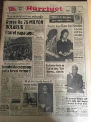 HÜRRİYET GAZETESİ 26 ŞUBAT 1968 YIL :20 SAYI :7124----Rusya ile 75 ...