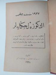 1927 Senesinde Çıkmış En Güzel Hikayeler