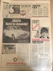 HÜRRİYET GAZETESİ 15 ŞUBAT 1968 YIL :20 SAYI :7113---Bütün Şoförler Boykota Gidecek ---Trafik kazasını tahkike giden  genç bir polis taksi altında can verdi ---Kıbrıs ta Türkler Anayasa Hazırlanıyor ---İhracatımız ilk defa 500 milyon doları aştı ---Kumkapılı dört balıkçı  7 orkinos  yakalandı ---Brigitte  Bardot yine  konuştu  :Ben  hoşuma giden  erkeği öperim ---Akıl hastası  camide 5 kişinin  burnunu kesti ---Bir Rus doktoru  kendi dizini ameliyat  etti ---Büyük Sanatçı : Mediha Demirkıran ---Nunweiller bir yumrukta Hilmi nim sekiz dişini kırmıştı --Fenerbahçe Olimpia ile 1-1 berabere ---4x10 km mukavemet  yarışında sonuncuyuz ---Gegiç e göre   Eskişehirspor Şampiyonluğa Ortak Olabilir ---İran  şahının hastalığı yüzünden  :Ferah ,bir türlü mutlu olamadı ---Kocasının boynuna tasmayı takmamış  onu istediği  gibi idare ediyor----Türk sinemasının  şöhretleri her hafta en güzel  fotoğraflarıyla  buluşurlar ---Fransız  cerrahları  bir ölümün kalbini  beş saat sonra  canlandırdı ---