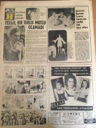 HÜRRİYET GAZETESİ 15 ŞUBAT 1968 YIL :20 SAYI :7113---Bütün Şoförler Boykota Gidecek ---Trafik kazasını tahkike giden  genç bir polis taksi altında can verdi ---Kıbrıs ta Türkler Anayasa Hazırlanıyor ---İhracatımız ilk defa 500 milyon doları aştı ---Kumkapılı dört balıkçı  7 orkinos  yakalandı ---Brigitte  Bardot yine  konuştu  :Ben  hoşuma giden  erkeği öperim ---Akıl hastası  camide 5 kişinin  burnunu kesti ---Bir Rus doktoru  kendi dizini ameliyat  etti ---Büyük Sanatçı : Mediha Demirkıran ---Nunweiller bir yumrukta Hilmi nim sekiz dişini kırmıştı --Fenerbahçe Olimpia ile 1-1 berabere ---4x10 km mukavemet  yarışında sonuncuyuz ---Gegiç e göre   Eskişehirspor Şampiyonluğa Ortak Olabilir ---İran  şahının hastalığı yüzünden  :Ferah ,bir türlü mutlu olamadı ---Kocasının boynuna tasmayı takmamış  onu istediği  gibi idare ediyor----Türk sinemasının  şöhretleri her hafta en güzel  fotoğraflarıyla  buluşurlar ---Fransız  cerrahları  bir ölümün kalbini  beş saat sonra  canlandırdı ---