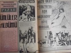 Pazar Haftalık Aktüalite Sinema Tiyatro Müzik ve Magazin Dergisi - 9 Ağustos 1974 Sayı:933 - Seyyal Taner - Sevim Çağlayan - Selma Güneri - ''Ben de bir anne olabilsem'' - Cüneyt Arkın'la geçirdiği kaza Fatoş Birsen'e şans getirdi - Müşerref Tezcan'ın sahneye çıkması bayrama kaldı - Mine Mutlu ve Engin Çağlar film setinde son derece mutluydular - Fatma Girik - Gamze Öz - Ceyhan Cem Dev Posteri - Sevinç Pekin - Arzu Okay İtalya'da ''Aşk başkadır'' diye dursun - Emel Özden - Sermet Serdengeçti - Müfit İlkiz - Volkan Kayhan - Aytaç Arman - Perihan Savaş - Ceyda Karahan bol bol sevişiyor - Seyhan Karabay - Filiz Akın - Özcan Özgür - Vural Okan - Aylin - Ülkü Ülker - Gülistan Okan - Liz Taylor - Eddie Fisher - Richard Burton fotoğraf ve haberi - Posterli Tam Takım Dergi