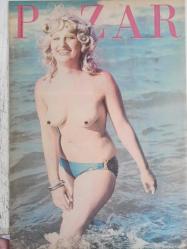 Pazar Haftalık Aktüalite Sinema Tiyatro Müzik ve Magazin Dergisi - 30 Ağustos 1974 Sayı:936 - Pakize Suda - Gönül Tansel - Bahar Erdeniz, Ajda Pekkan'ın eski eşine el koydu - Coşkun Sapmaz - Yonca Yücel son günlerde sürekli olarak futbolcu sevgili değiştiriyor - Fenerbahçeli Mustafa - Seyyal Taner ödenmeyen bonolar yüzünden Yeşilçam'a rest çekti - Türkan Şoray - Müşerref Tezcan - Leyla Sayar Dev Posteri - Yeşim Yükselen - Feri Cansel işini bilir - 11. Antalya Film Şenliği Başlarken - Yalnız ve Çıplak İlknur Taçbaş fotoğraf ve haberi - Posterli Tam Takım Dergi