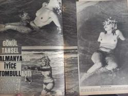 Pazar Haftalık Aktüalite Sinema Tiyatro Müzik ve Magazin Dergisi - 6 Eylül 1974 - Sayı:937 - Feri Cansel - Figen Han - Meral Orhonsay bakalım daha ne kadar dayanacak? - Tarık Akan - Deniz - Hülya Darcan - Meral Küçükerol - Sevgi Can - Semra Yıldız - Kayıplar kervanına karışan en son isim Demet Deniz oldu - Gönül Tansel Almanya'da iyice tombullaştı - Fatma Girik - Ceyhan Cem - Gamze Öz Dev Posteri - Sevda Ferdağ - Özden Yüce eskiden muz gibi soyunurdu - Behçet Nacar - Zeki Müren'den çeşitli portreler - Asil Dansöz sayısı artıyor - Prenses Fatoş - Justin İgnizio, Mr. Sotiri - Prenses Banu'dan sonra şimdi de Prenses Fatoş fotoğraf ve haberi - Posterli Tam Takım Dergi