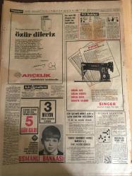 HÜRRİYET GAZETESİ  10 ŞUBAT 1968 YIL :20 SAYI :7108--Boğaz köprüsü 40 ayda  tamamlanacak --Kuneralp tekrar  Kıbrıs a gidiyor --Bayan trafik polisine  şoförler  abla bize  de yol ver dediler ---Zonguldak  nihayet  sakin bir şehir havasına girdi ---Firari Gangster Agop gizlendiği  evin kızını  iğfal etti --86 Çeşit kokteyl  yapan öğretmene talebeler  alkol profesörü  diyor ---Sahte Milli Emniyet ajanının  belinde  namluya  mermi sürülü  tabanca çıktı ----Hızı saatte 300 kilometre  olan tepkili  tren  imal edilecek ---NATO lu  hanımlar Türk Günü nde dönerli pilav  yemek için kuyruğa  girdiler ---Clay Boksu Bırakıyor --Galatasaray F.Köy önünde --Ateşçi 67. Yıldırım 71.Olabildi ---Beşiktaş ,Edirne de  genç oyuncu  deneyecek ---İki bin Bursalı  taraftar  Eskişehir 'e gidiliyor ----Vefalı Futbolculara gülmek bile yasak --Farah Diba kıyafeti   ile herkesin  dikkatini çekiyor ----Latin Amerika yı kasıp kavuran Arap dansözü :Çöl Fırtınası ---