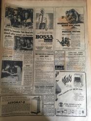 HÜRRİYET GAZETESİ  10 ŞUBAT 1968 YIL :20 SAYI :7108--Boğaz köprüsü 40 ayda  tamamlanacak --Kuneralp tekrar  Kıbrıs a gidiyor --Bayan trafik polisine  şoförler  abla bize  de yol ver dediler ---Zonguldak  nihayet  sakin bir şehir havasına girdi ---Firari Gangster Agop gizlendiği  evin kızını  iğfal etti --86 Çeşit kokteyl  yapan öğretmene talebeler  alkol profesörü  diyor ---Sahte Milli Emniyet ajanının  belinde  namluya  mermi sürülü  tabanca çıktı ----Hızı saatte 300 kilometre  olan tepkili  tren  imal edilecek ---NATO lu  hanımlar Türk Günü nde dönerli pilav  yemek için kuyruğa  girdiler ---Clay Boksu Bırakıyor --Galatasaray F.Köy önünde --Ateşçi 67. Yıldırım 71.Olabildi ---Beşiktaş ,Edirne de  genç oyuncu  deneyecek ---İki bin Bursalı  taraftar  Eskişehir 'e gidiliyor ----Vefalı Futbolculara gülmek bile yasak --Farah Diba kıyafeti   ile herkesin  dikkatini çekiyor ----Latin Amerika yı kasıp kavuran Arap dansözü :Çöl Fırtınası ---
