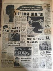 HÜRRİYET GAZETESİ  10 ŞUBAT 1968 YIL :20 SAYI :7108--Boğaz köprüsü 40 ayda  tamamlanacak --Kuneralp tekrar  Kıbrıs a gidiyor --Bayan trafik polisine  şoförler  abla bize  de yol ver dediler ---Zonguldak  nihayet  sakin bir şehir havasına girdi ---Firari Gangster Agop gizlendiği  evin kızını  iğfal etti --86 Çeşit kokteyl  yapan öğretmene talebeler  alkol profesörü  diyor ---Sahte Milli Emniyet ajanının  belinde  namluya  mermi sürülü  tabanca çıktı ----Hızı saatte 300 kilometre  olan tepkili  tren  imal edilecek ---NATO lu  hanımlar Türk Günü nde dönerli pilav  yemek için kuyruğa  girdiler ---Clay Boksu Bırakıyor --Galatasaray F.Köy önünde --Ateşçi 67. Yıldırım 71.Olabildi ---Beşiktaş ,Edirne de  genç oyuncu  deneyecek ---İki bin Bursalı  taraftar  Eskişehir 'e gidiliyor ----Vefalı Futbolculara gülmek bile yasak --Farah Diba kıyafeti   ile herkesin  dikkatini çekiyor ----Latin Amerika yı kasıp kavuran Arap dansözü :Çöl Fırtınası ---